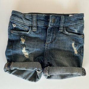 DL1961 Piper Shorts Cuffed - Mid Indigo, 3t